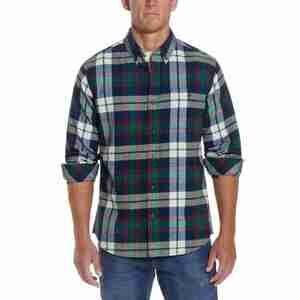 Weatherproof Vintage Plaid Button Down Long Sleeve Shirt